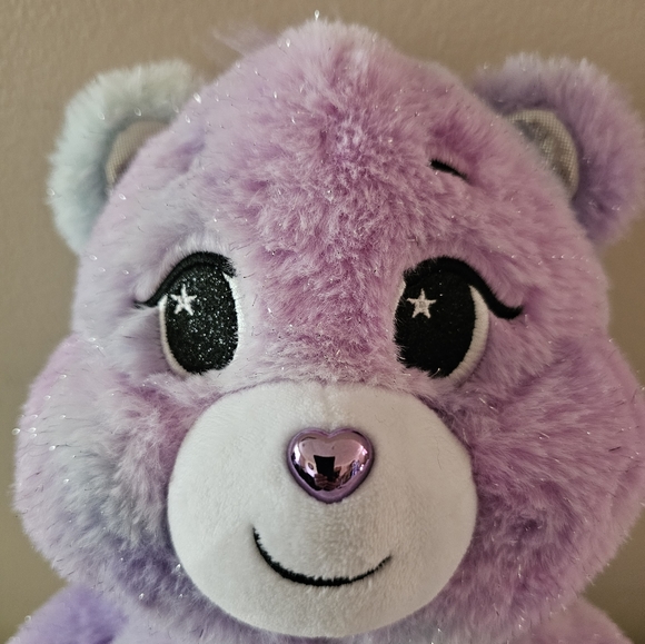 2022 Care Bears 14" 40th Anniversary Care-a-Lot Bear Plush Toy - Picture 2 of 7